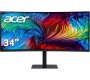 (image for) Acer CZ342CUR Wide Quad HD 34" Curved VA LCD Monitor Black