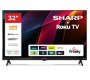 (image for) Sharp C32HD2725KB LED TV 32" Roku Smart HD Ready HDR
