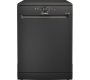 (image for) Indesit D2FHK26BUK Full Size Dishwasher Black 14 Place Settings