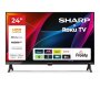 (image for) Sharp C24HD2725KB LED TV 24" Roku Smart HD Ready HDR
